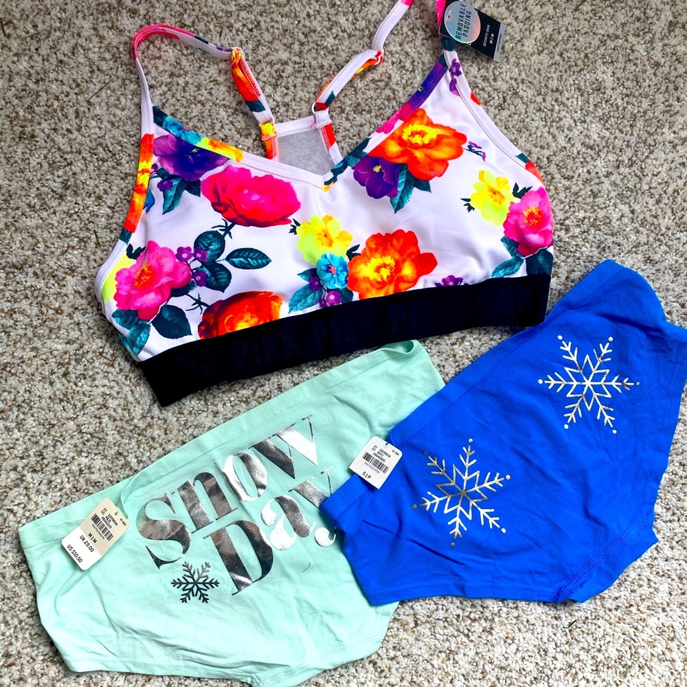 Brand New. V.S Sports bra and panties.
